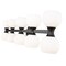 Z-Lite Artemis Vanity, 10-Light, 6.5 In.W x 45 In.L x 10.75 In.H, Matte Black/Matte Opal 494-10V-MB - alternate 7